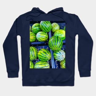 Ripe Green Watermelons Photo Hoodie